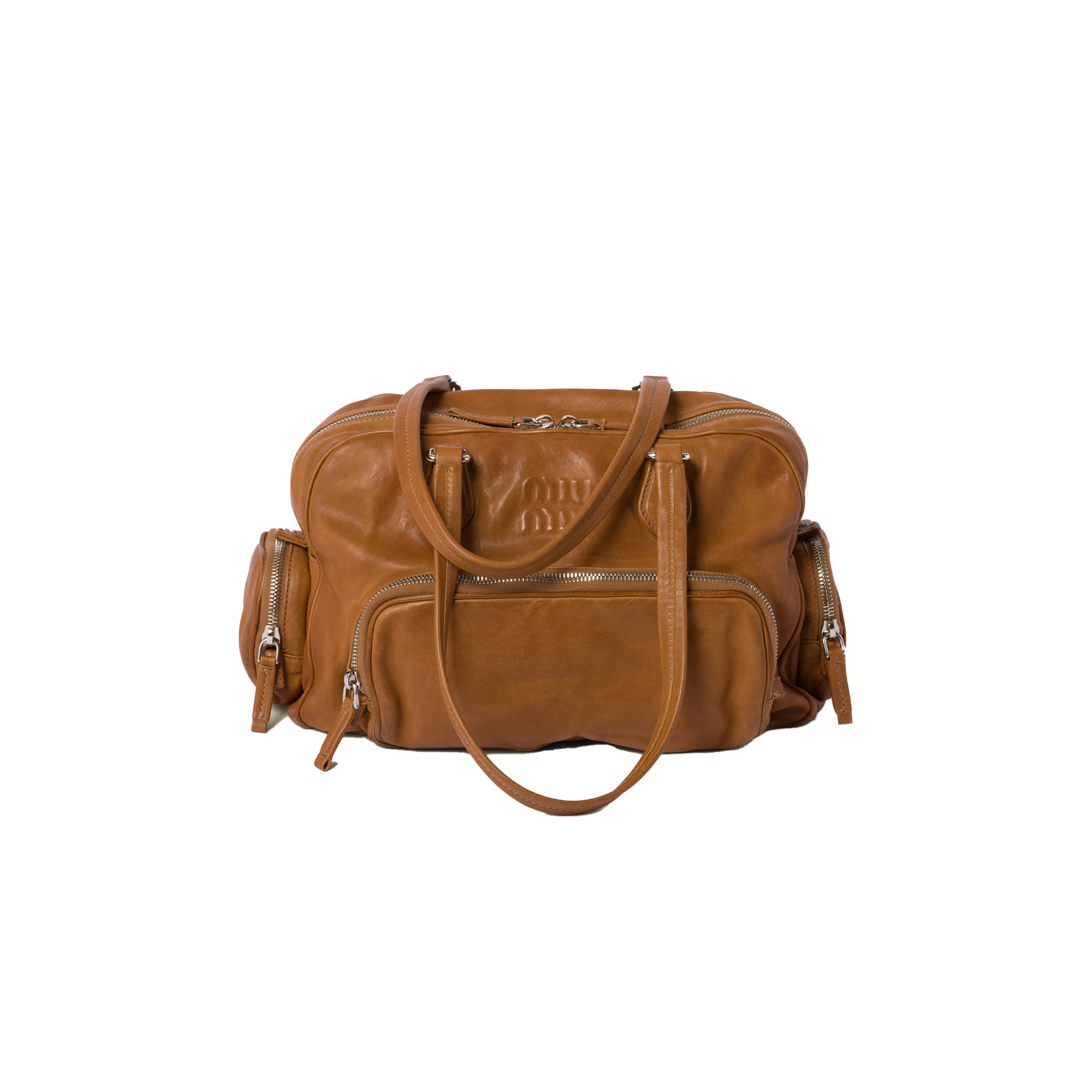 M1v M1v nappa leather top-handle bag 5bb159 (32*22*14cm)